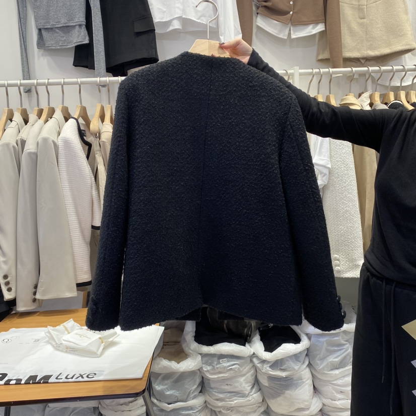 Republlc of qc韓國直郵東大門實拍女裝新品24秋冬夾克Republlc of qc夾克