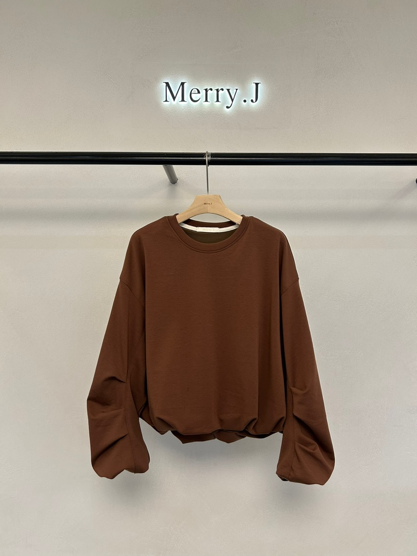 MERRY-J韓國直郵東大門代購女裝新款推薦人氣職業24秋冬衛衣MERRY-J衛衣圖色1