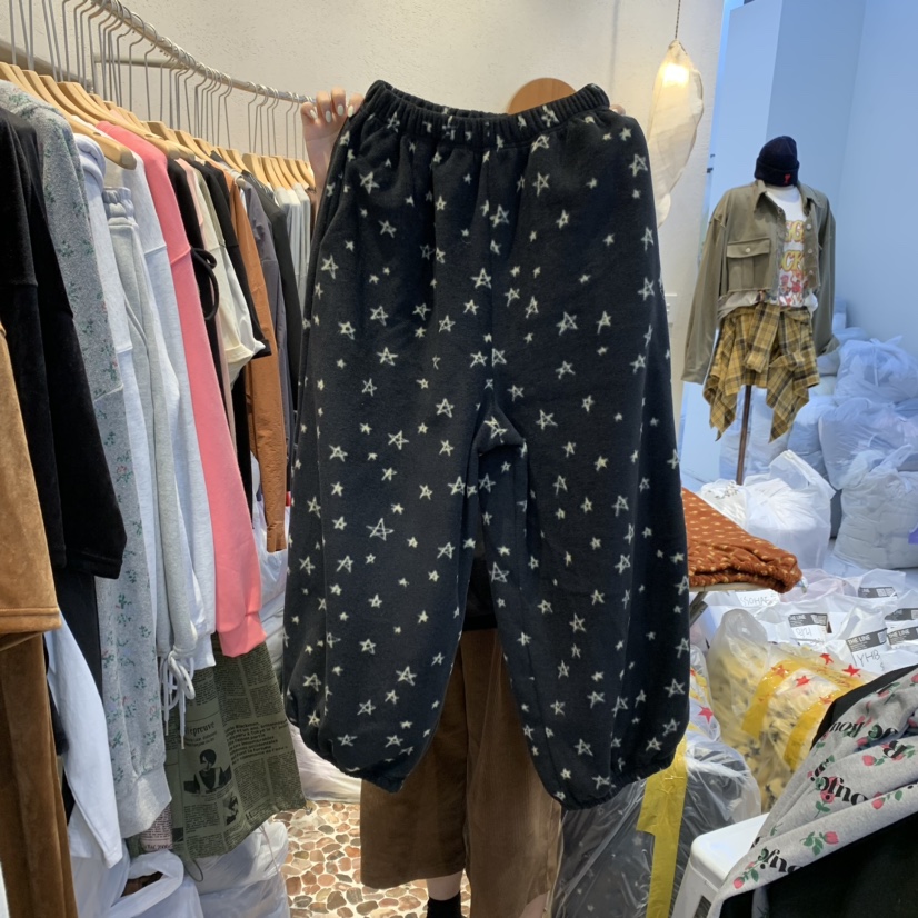 THE LINE-暫停韓國直郵東大門實拍女裝新品熱賣休閑褲搖粒絨THE LINE-q休閑褲