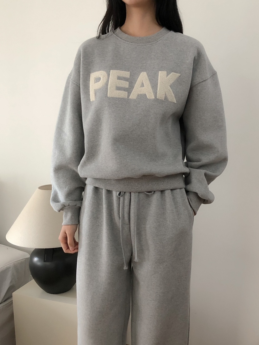 LONG PEAK韓國直郵東大門實拍女裝新品人氣熱賣衛衣加絨拉絲LONG PEAK衛衣