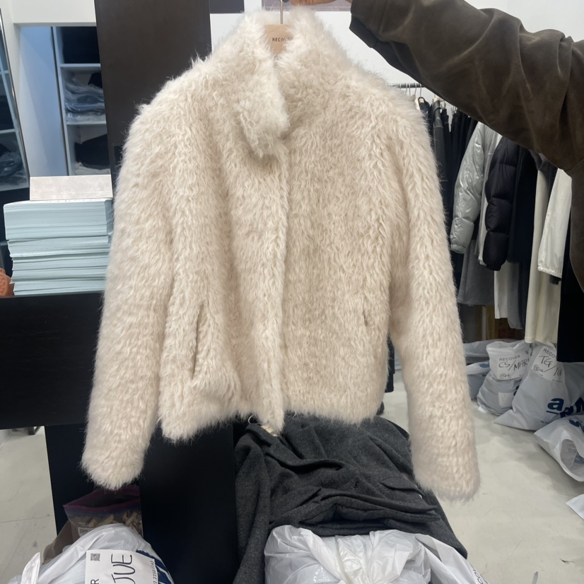 RECOVER直郵韓國代購女裝新品真品推薦時尚熱賣休閑短款大衣RECOVER/MOMENT短款大衣圖色2