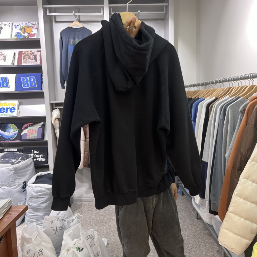 L GREY-男裝韓國直郵東大門實拍女裝新款真品24秋冬衛衣加絨L GREY-男裝衛衣