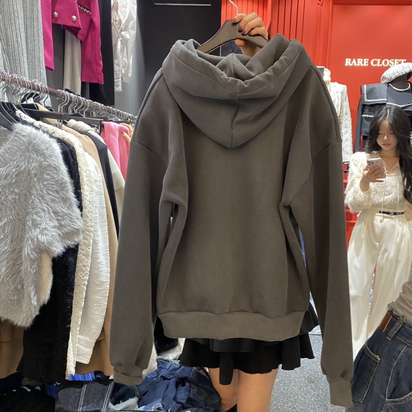 Rare Closet韓國直郵東大門代購女裝新品推薦熱賣衛衣加絨Rare Closet衛衣