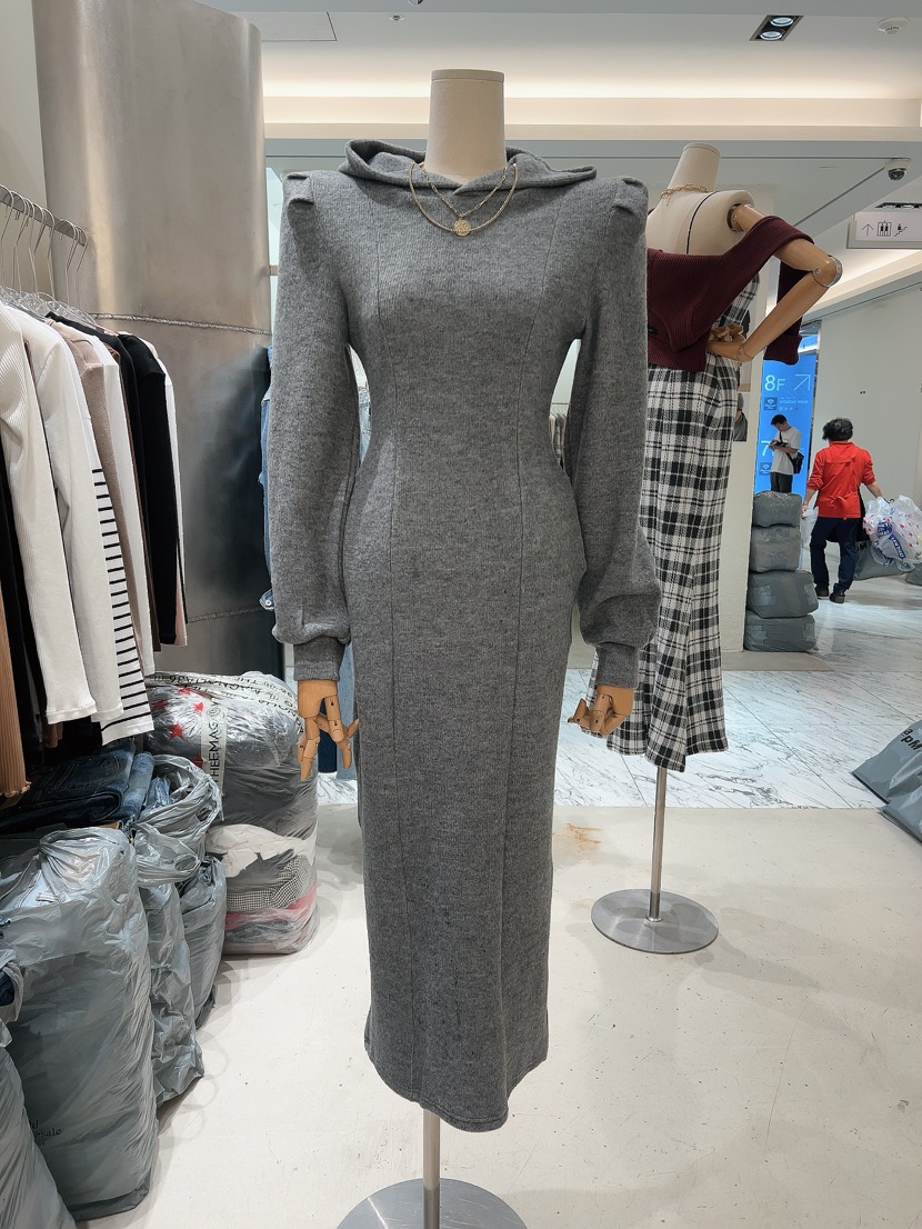 MAGNOLIA36-P韓國直郵東大門代購女裝新款真品連衣裙小熊拉絲兜帽MAGNOLIA36-P連衣裙圖色2