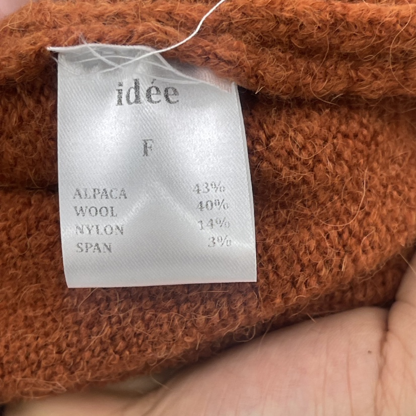 IDEE-A韓國直郵東大門實拍女裝新品職業時尚熱賣休閑毛衣羊駝IDEE-A毛衣