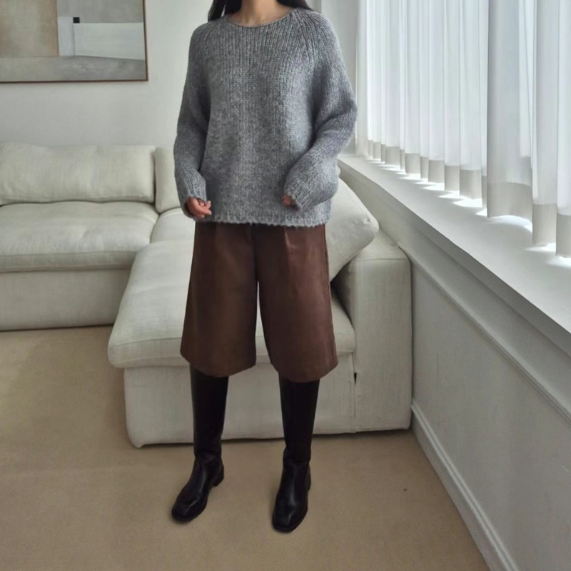 GOBSLMURI韓國直郵女裝新品休閑職業推薦時尚熱賣24秋冬針織衫GOBSLMURI-2件起針織衫