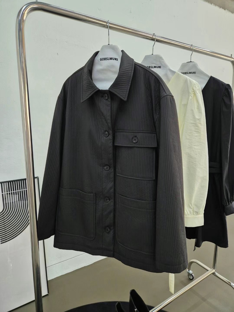 GOBSLMURI直郵韓國代購女裝新品時尚推薦24秋冬休閑熱賣夾克GOBSLMURI-2件起夾克