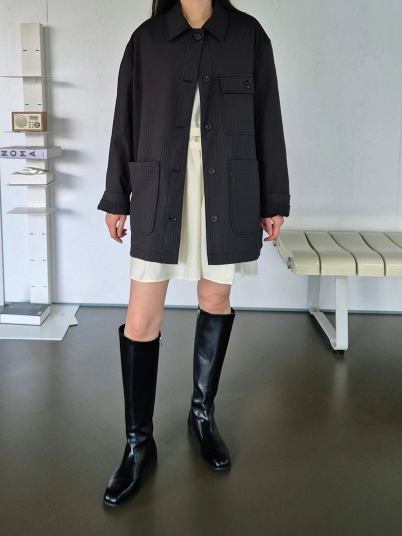 GOBSLMURI直郵韓國代購女裝新品時尚推薦24秋冬休閑熱賣夾克GOBSLMURI-2件起夾克