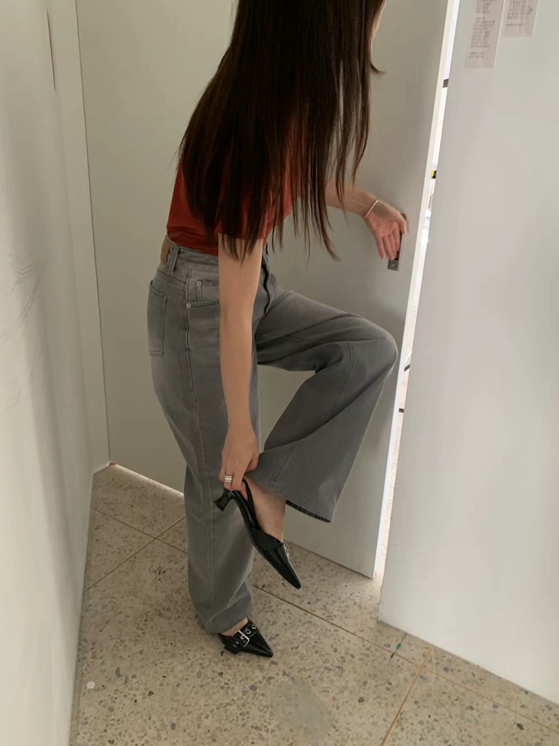 SAGE韓國直郵東大門實拍女裝新款時尚熱賣24秋冬休閑牛仔褲SAGE牛仔褲