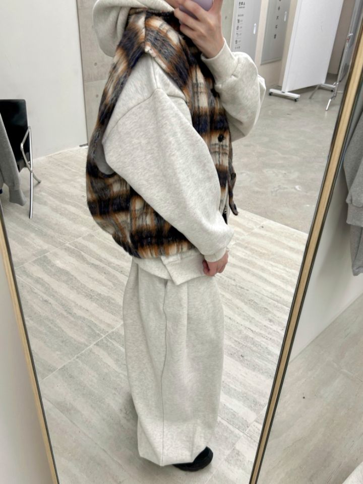 HESTORY韓國直郵東大門實拍女裝新品熱賣馬甲男女同款羊毛寬松HESTORY馬甲