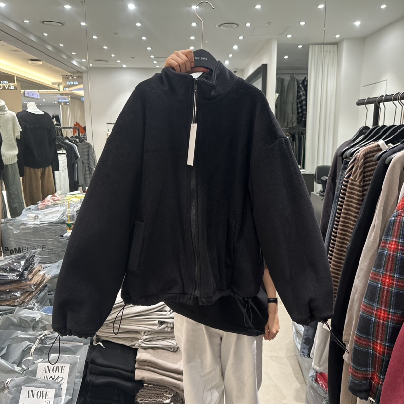 ANOVE韓國代購女裝新品職業推薦熱賣休閑時尚24秋夏夾克羊毛ANOVE夾克圖色3