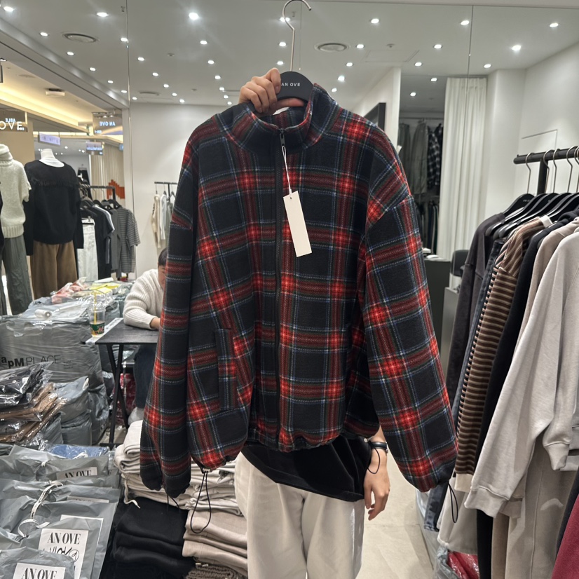 ANOVE韓國代購女裝新品職業推薦熱賣休閑時尚24秋夏夾克羊毛ANOVE夾克圖色4