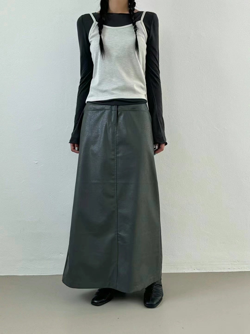 PRANA/CLOTHINK韓國直郵東大門代購女裝新款職業真品休閑長裙PRANA/CLOTHINK長裙