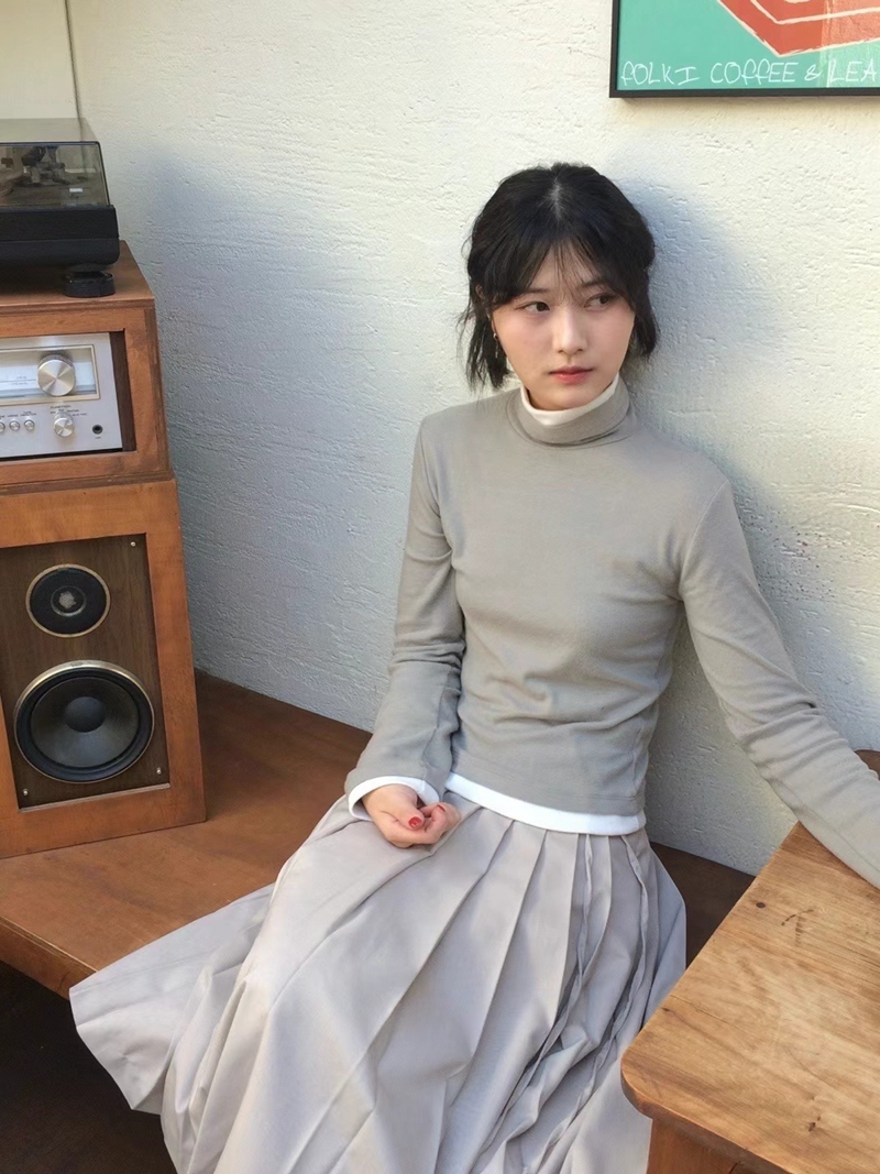 PRANA/CLOTHINK韓國直郵女裝新款熱賣推薦休閑人氣長袖T恤絨PRANA/CLOTHINK長袖T恤圖色3
