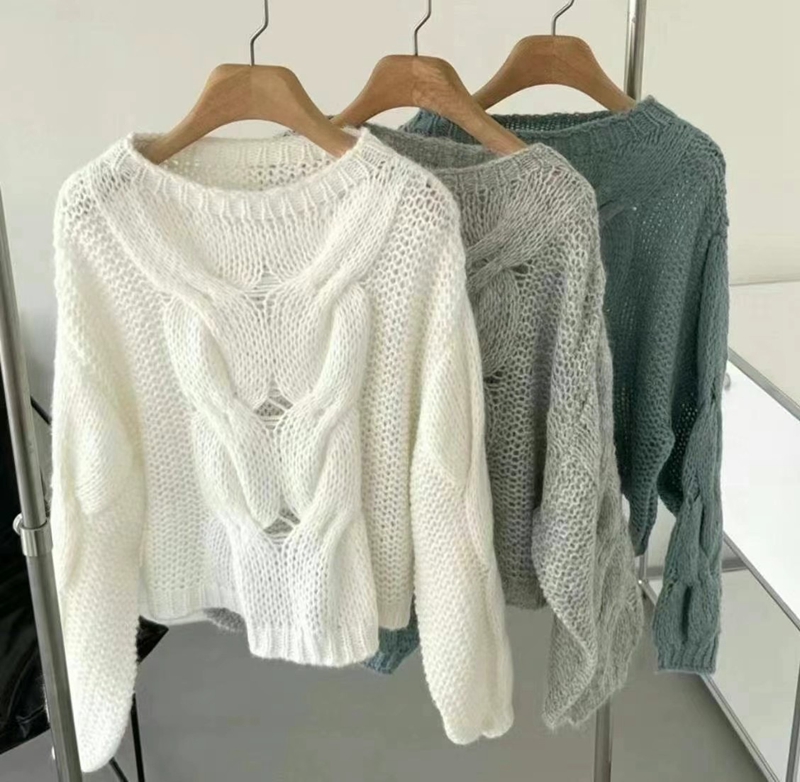 PRANA/CLOTHINK韓國直郵東大門代購女裝新品休閑職業毛衣羊毛PRANA/CLOTHINK毛衣圖色2左二色