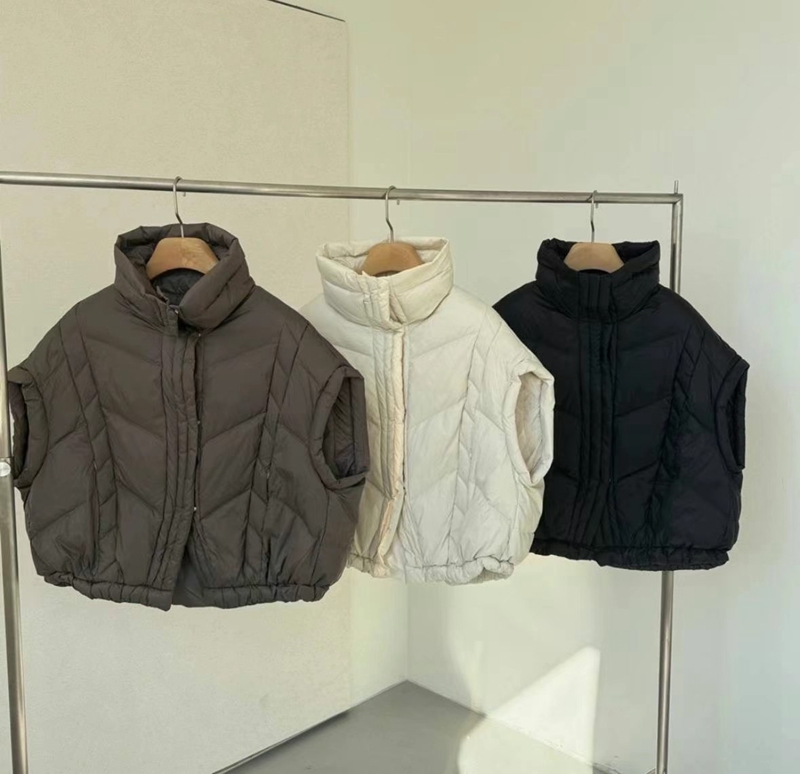 PRANA/CLOTHINK直郵韓國代購女裝新款熱賣時尚24秋冬馬甲PRANA/CLOTHINK馬甲圖色3左三色