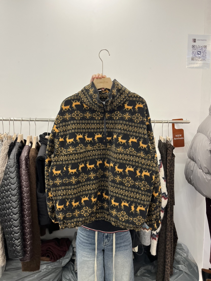LEMATIN直郵韓國代購女裝新品熱賣真品時尚推薦24秋冬衛衣搖粒絨LEMATIN衛衣圖色2