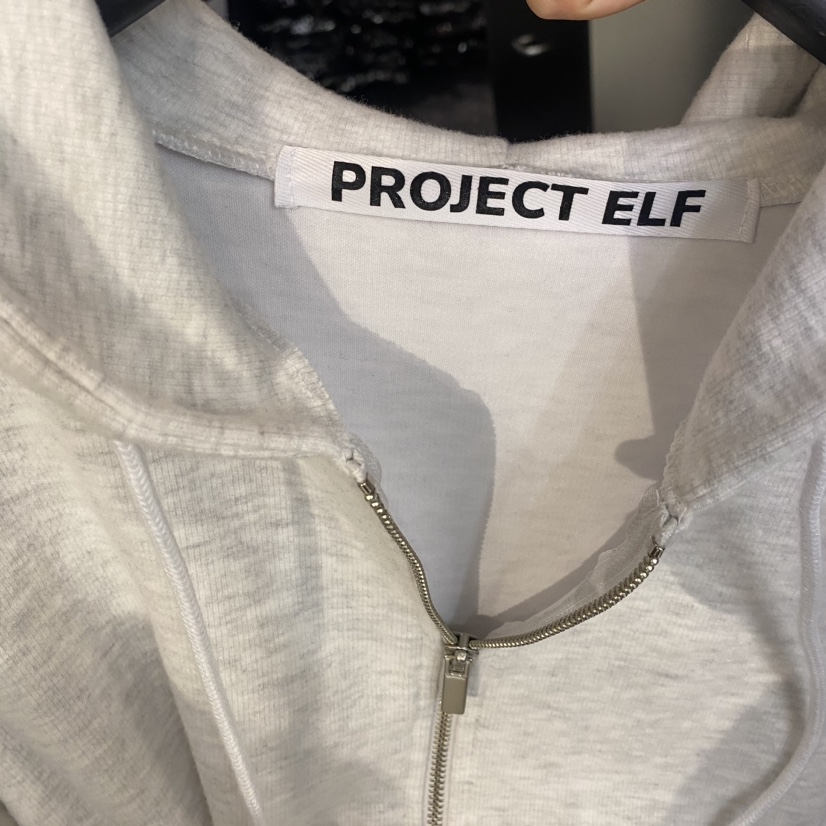 PROJECT ELF/ELF-L韓國直郵東大門代購女裝新品休閑衛衣拉鏈連帽PROJECT ELF/ELF-L衛衣