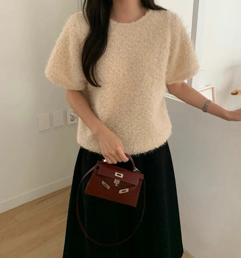 LUCKY ROOM韓國直郵東大門實拍女裝新品推薦職業T恤雪花短袖LUCKY ROOMT恤