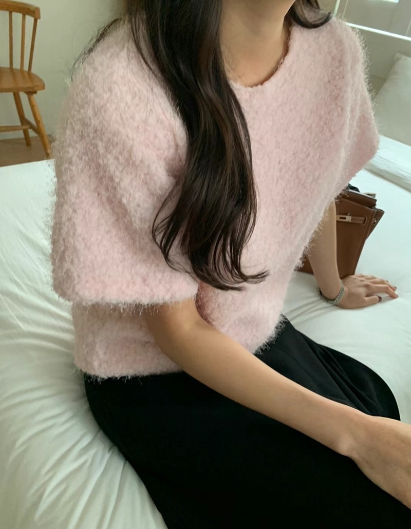 LUCKY ROOM韓國直郵東大門實拍女裝新品推薦職業T恤雪花短袖LUCKY ROOMT恤
