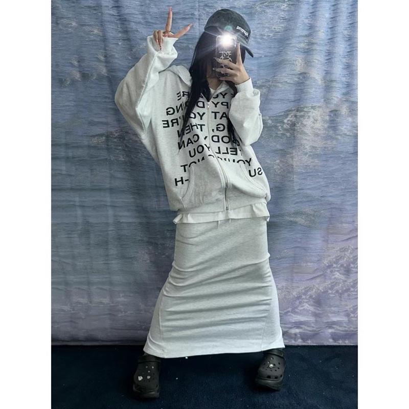 WAVE直郵韓國代購女裝新款真品職業推薦時尚熱賣人氣24秋冬長裙WAVE長裙