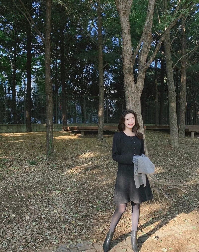 DADA韓國直郵女裝新款時尚人氣熱賣24秋冬休閑真品連衣裙DADA連衣裙