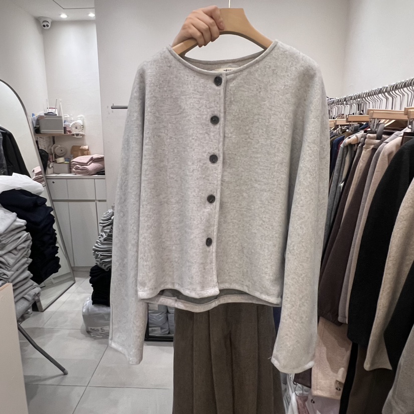 HEIZE韓國直郵東大門實拍女裝新品推薦職業時尚休閑長袖T恤HEIZE長袖T恤圖色2