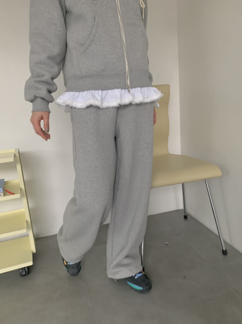 BEFORE SUNRISE直郵韓國代購女裝新款休閑推薦長袖T恤蕾絲BEFORE SUNRISE長袖T恤