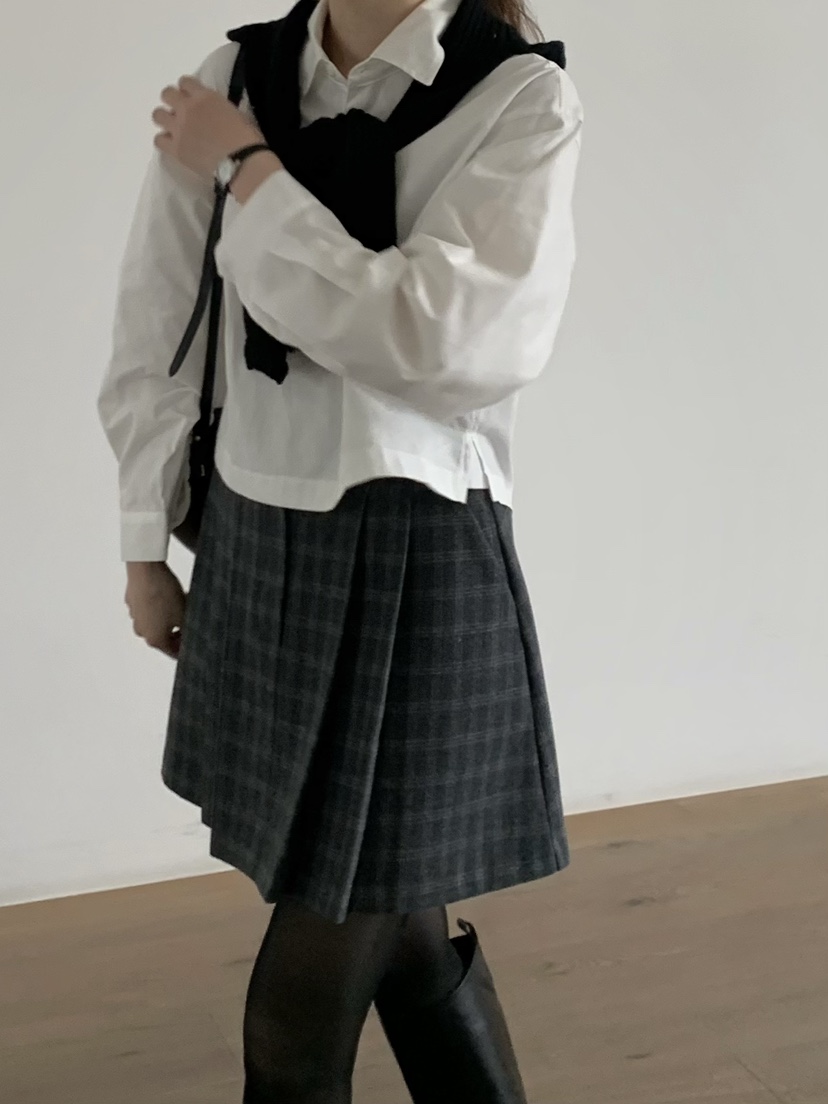 JUEDE直郵韓國代購女裝新款時尚休閑推薦人氣24秋冬襯衫蕾絲衫JUEDE襯衫/蕾絲衫