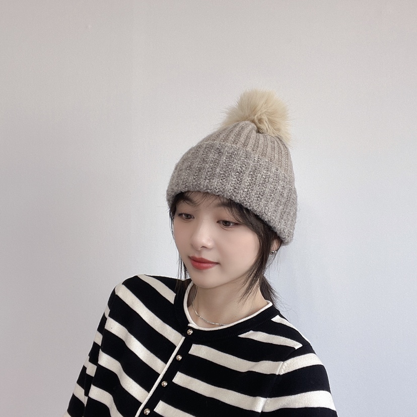 LOVELY HAT韓國直郵東大門實拍女裝新款人氣休閑時尚24秋冬帽子LOVELY HAT帽子圖色2