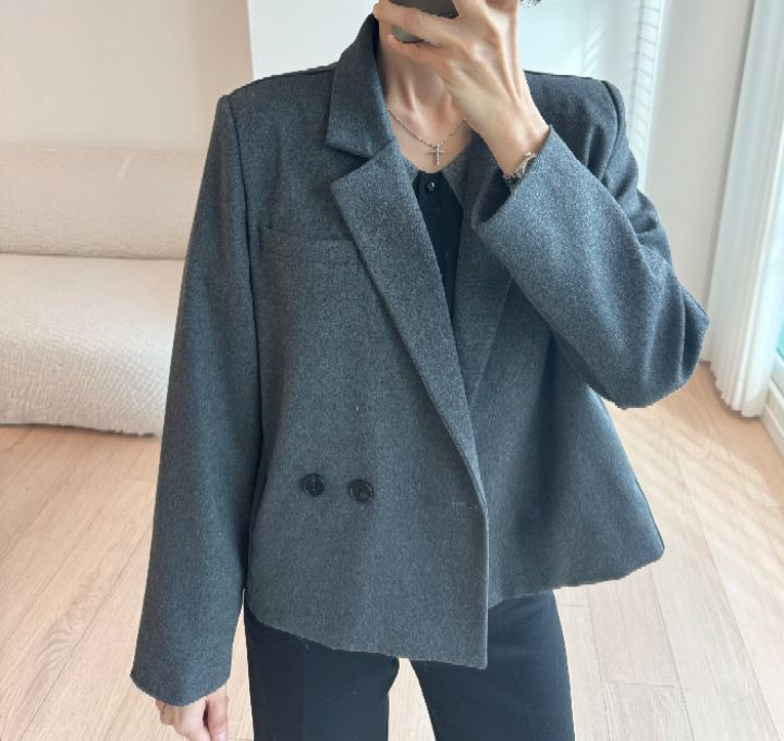 DAILY PROJECT韓國直郵女裝新品24秋冬休閑熱賣時尚夾克DAILY PROJECT夾克