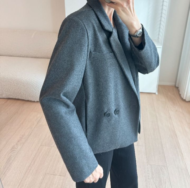 DAILY PROJECT韓國直郵女裝新品24秋冬休閑熱賣時尚夾克DAILY PROJECT夾克