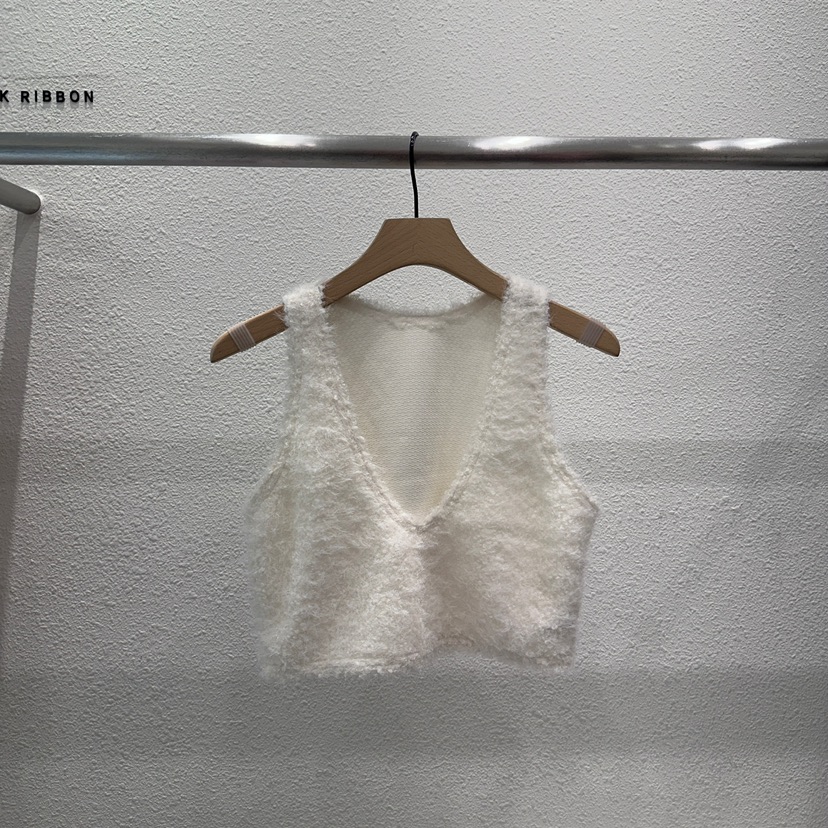 BLACK RIBBON-A直郵韓國代購女裝新品24秋冬人氣吊帶背心BLACK RIBBON-A吊帶/背心圖色1