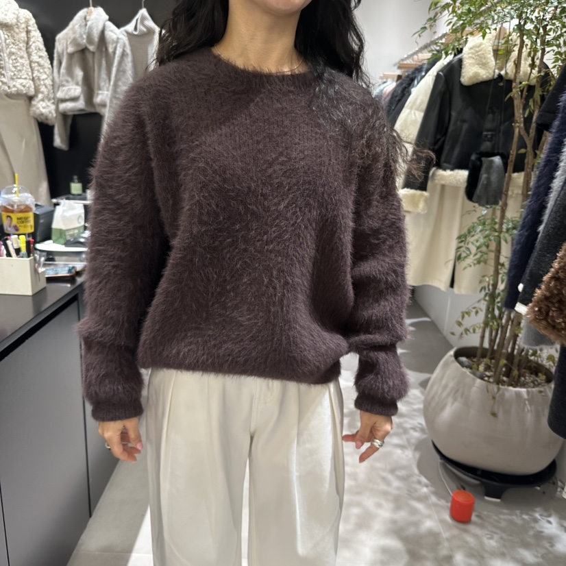 101SHOWROOM/AYCE韓國直郵女裝新品真品24秋冬針織衫羊駝毛101SHOWROOM/AYCE針織衫圖色1