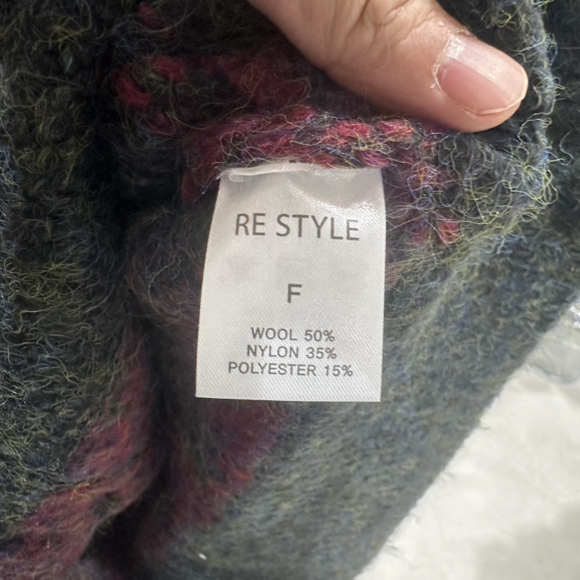 RE STYLE韓國直郵東大門代購女裝新品24秋冬休閑毛衣開衫RE STYLE毛衣