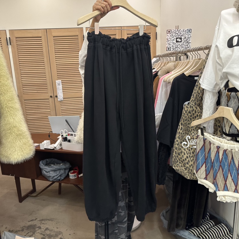NUT直郵韓國代購女裝新品人氣時尚24秋冬休閑褲不含腰帶加絨NUT休閑褲圖色2