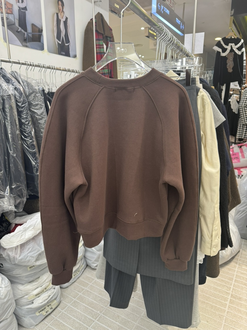 OURS韓國直郵女裝新品熱賣真品推薦職業人氣休閑時尚24秋夏衛衣OURS衛衣