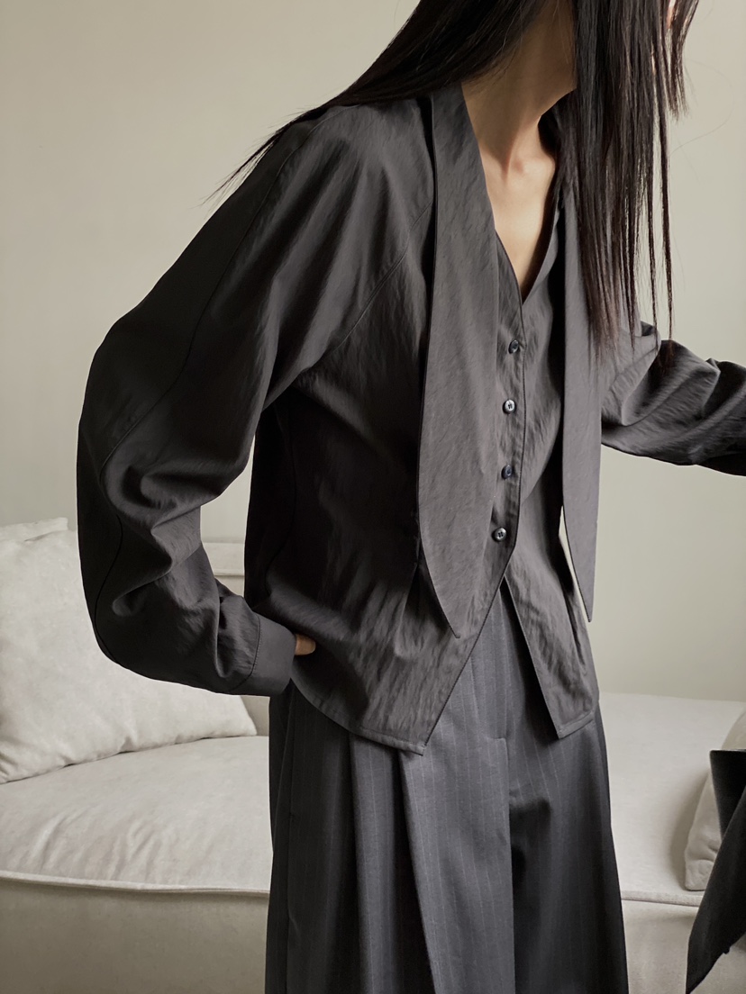 OURS韓國代購女士新款時尚休閑熱賣職業人氣推薦襯衫蕾絲衫OURS襯衫/蕾絲衫