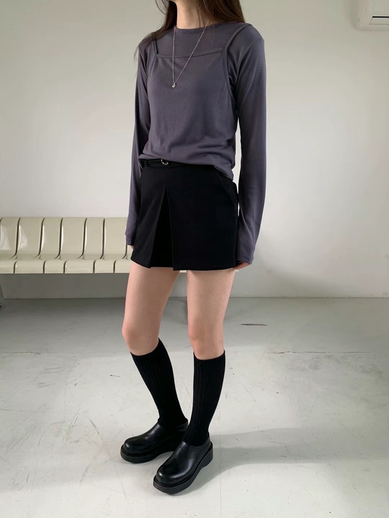 SAGE韓國直郵東大門實拍女裝新款人氣休閑時尚24秋冬裙褲SAGE裙褲