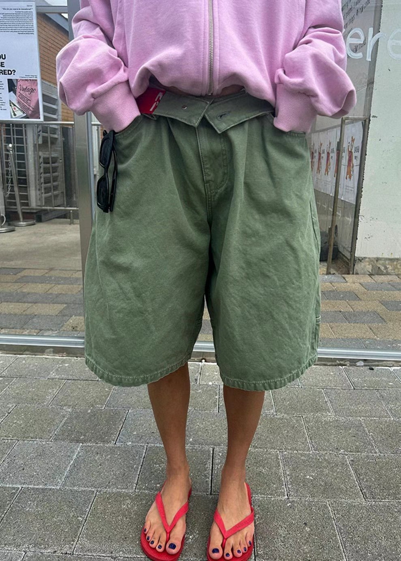 1OR2韓國直郵東大門代購女裝新品人氣真品休閑時尚24秋冬短褲OOTJ/1OR2短褲
