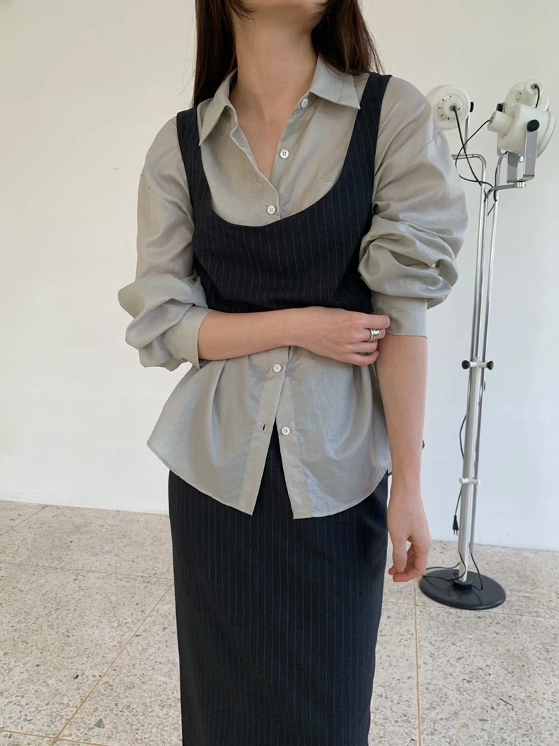 SAGE韓國直郵東大門代購女裝新品時尚熱賣24秋冬吊帶背心SAGE吊帶/背心