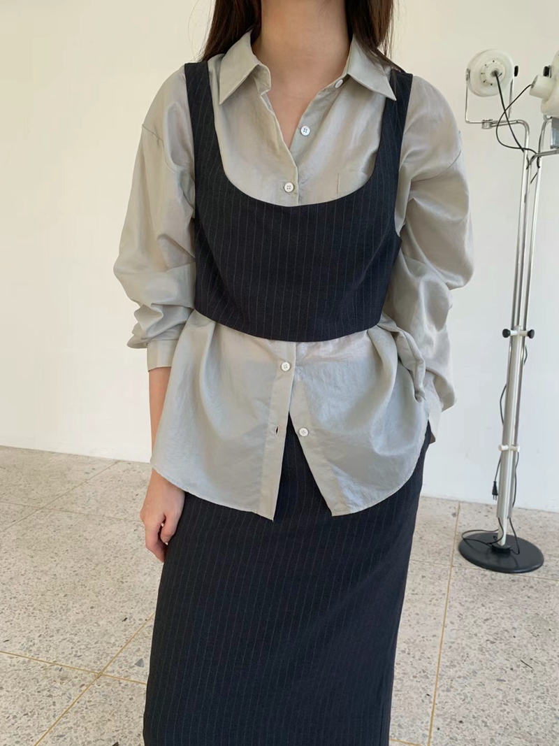 SAGE韓國直郵東大門代購女裝新品時尚熱賣24秋冬吊帶背心SAGE吊帶/背心圖色2