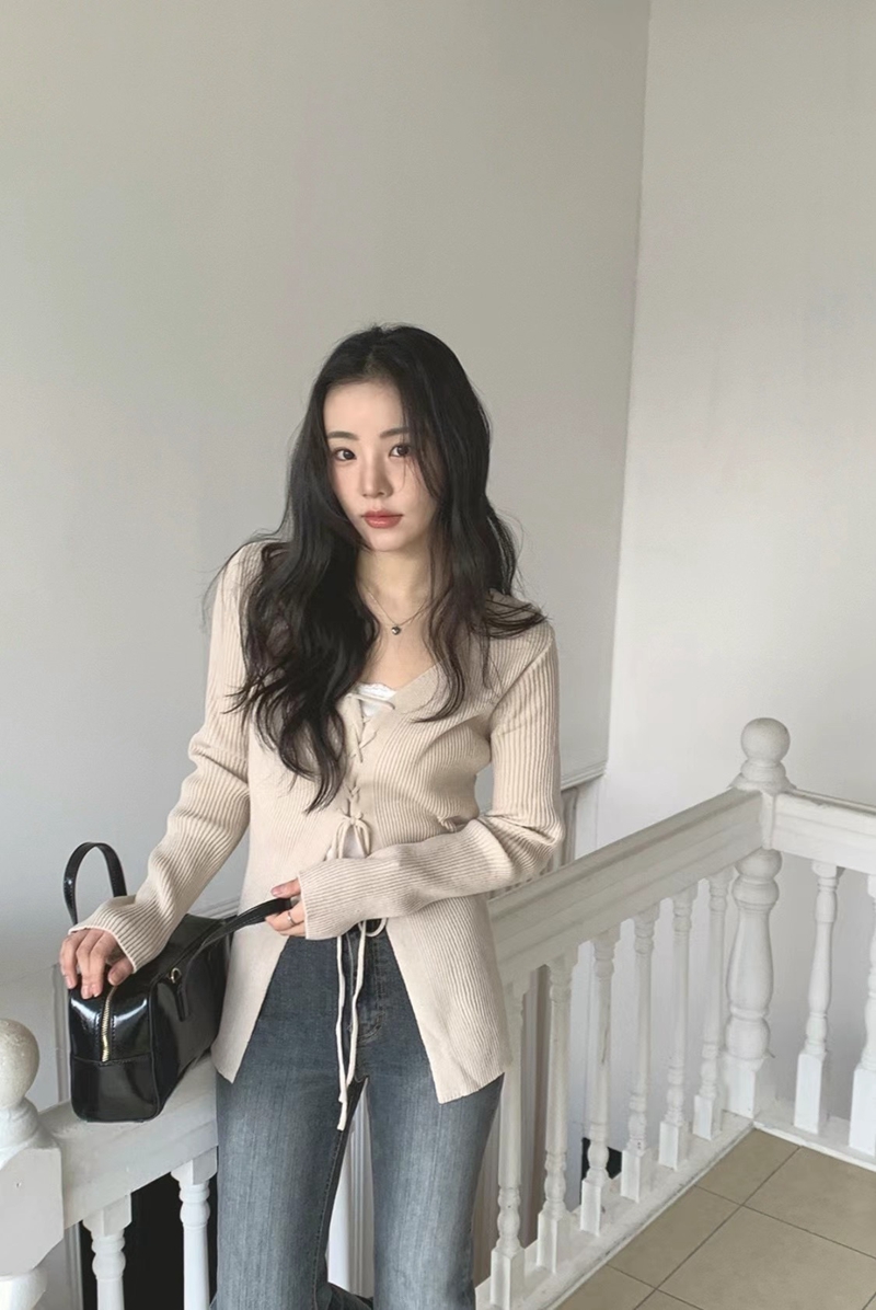 HIDEWAY韓國直郵東大門代購女裝新款時尚熱賣24秋冬針織衫HIDEWAY針織衫