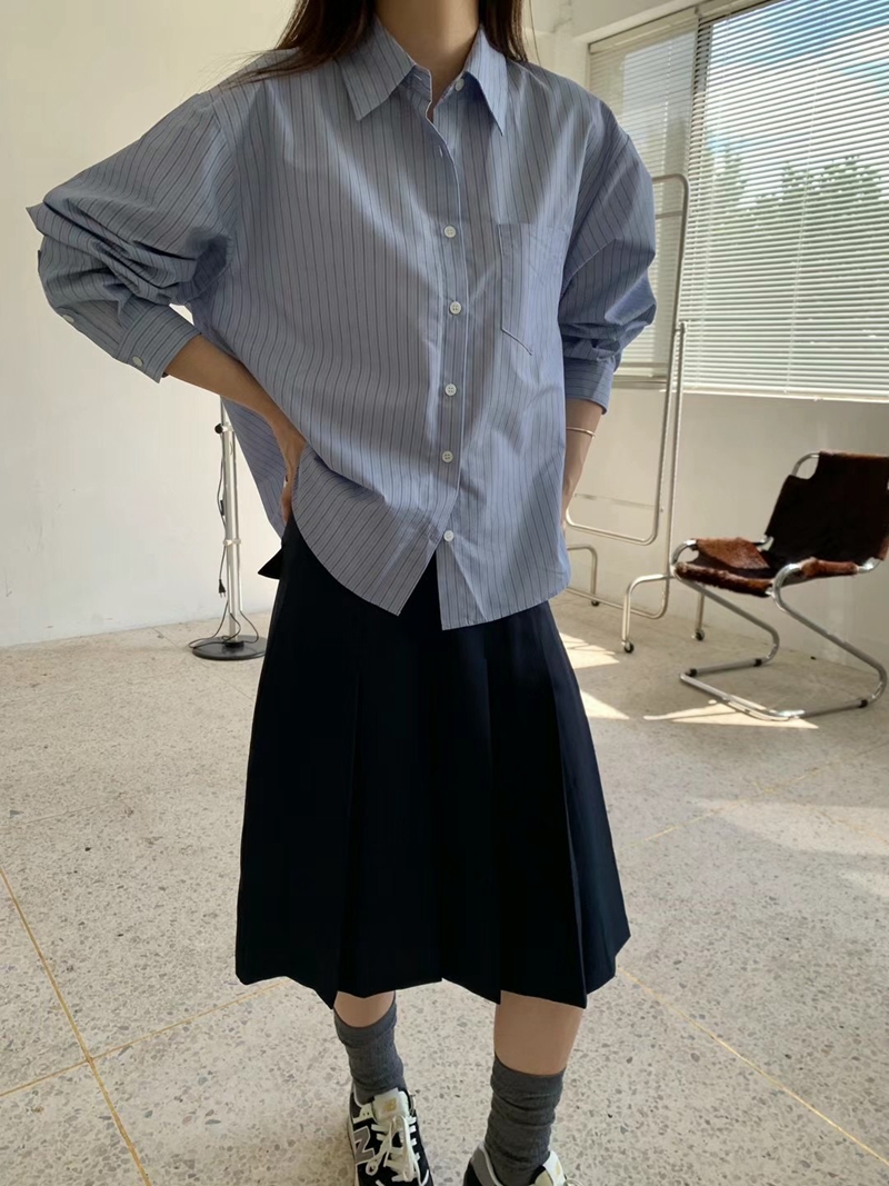 SAGE韓國直郵女裝新品24秋冬熱賣人氣真品推薦襯衫蕾絲衫SAGE襯衫/蕾絲衫