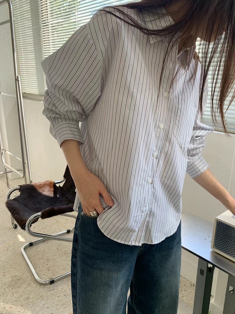 SAGE韓國直郵女裝新品24秋冬熱賣人氣真品推薦襯衫蕾絲衫SAGE襯衫/蕾絲衫