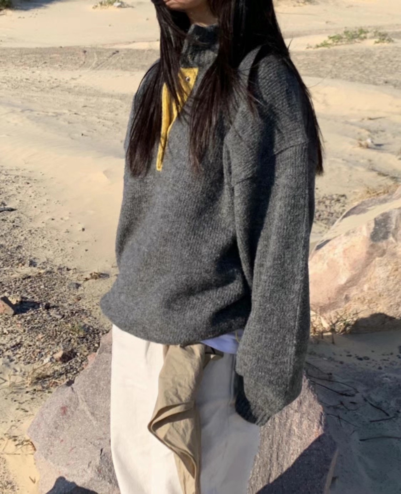 HIDEWAY直郵韓國代購女裝新款24秋冬時尚人氣真品推薦針織衫HIDEWAY針織衫