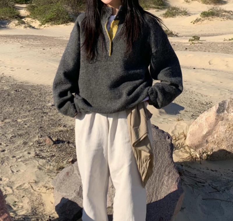 HIDEWAY直郵韓國代購女裝新款24秋冬時尚人氣真品推薦針織衫HIDEWAY針織衫圖色3