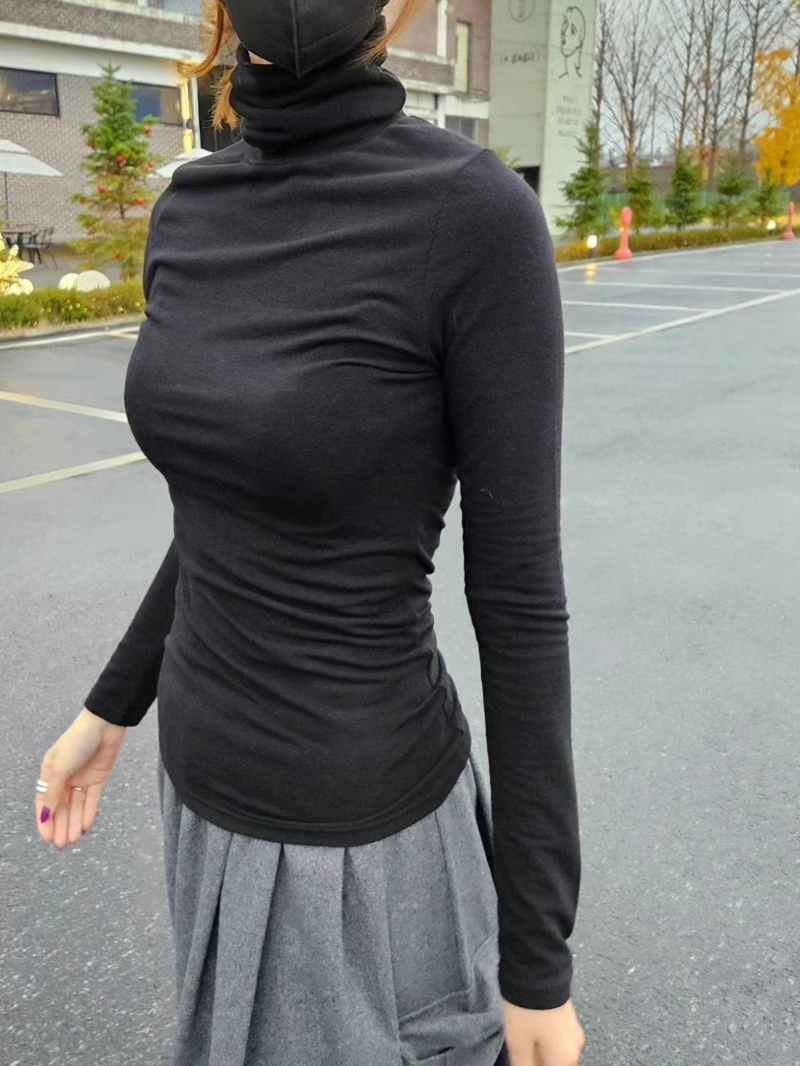 MARID韓國直郵女裝新品職業休閑人氣熱賣真品時尚推薦長袖T恤WITHMOON長袖T恤