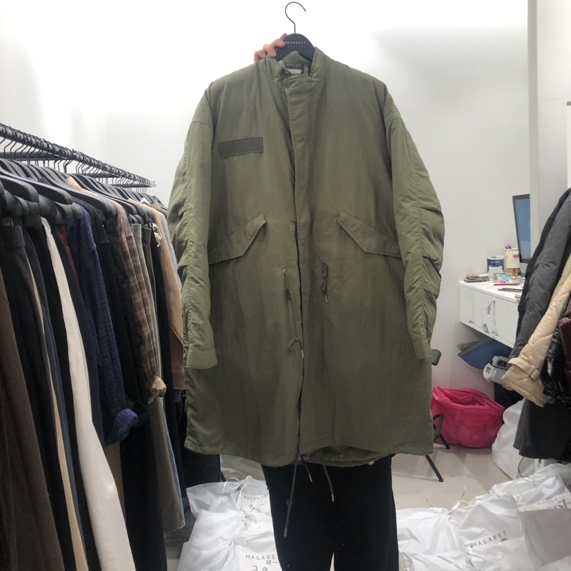 MARGARET韓國直郵女裝新品人氣職業時尚24秋冬真品長款棉服MARGARET長款棉服圖色3