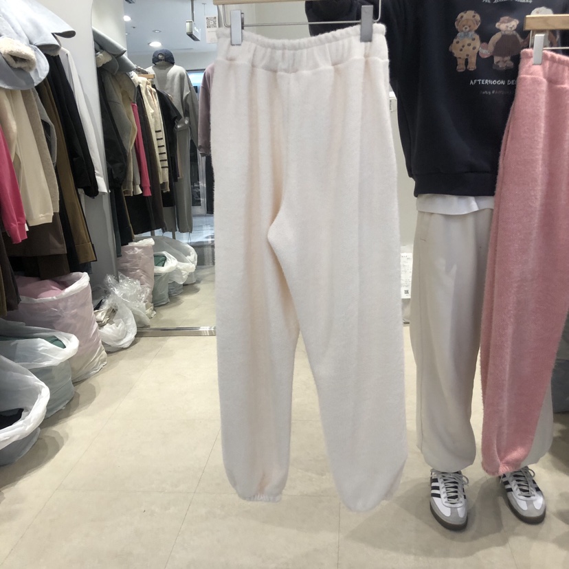 FAR直郵韓國代購女裝新款熱賣推薦休閑24秋冬休閑褲加絨柔軟X-MOOD休閑褲